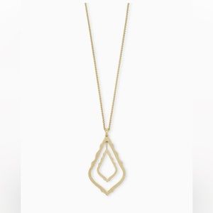 Kendra Scott Simon Long Adjustable necklace in Gold
